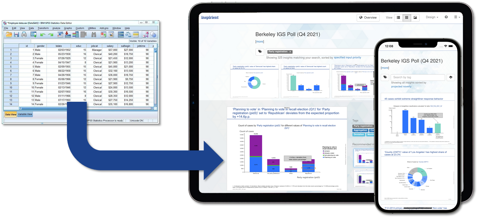 Automated SPSS survey data to deliverables conversion